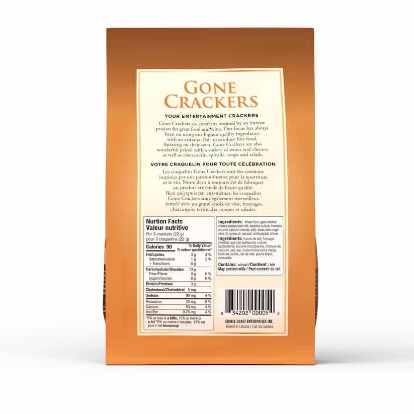 Canadian Cheddar & Chive Crackers