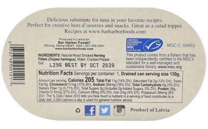 Wild Herring Fillets with Cracked Pepper