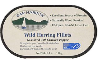 Wild Herring Fillets with Cracked Pepper