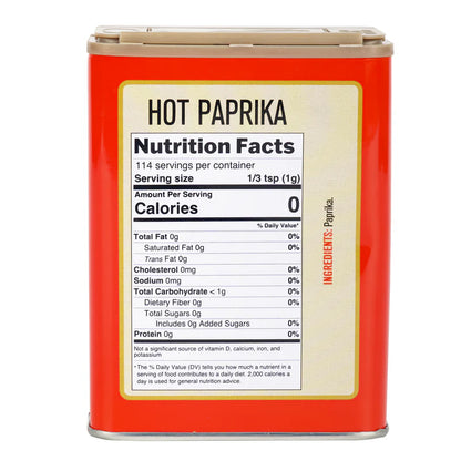Szeged | Pride of Szeged Hot Paprika Powder | 4 oz | Gourmet Spice | 1-Pack