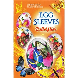 Easter Egg Sleeves - Butterflies - Set of 7
