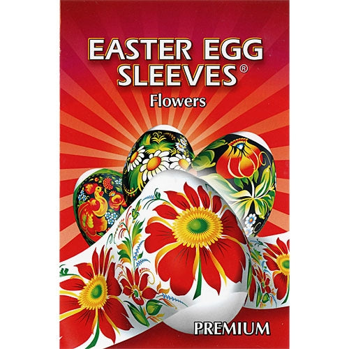 Easter Egg Sleeves - Flowers III - Set of 7