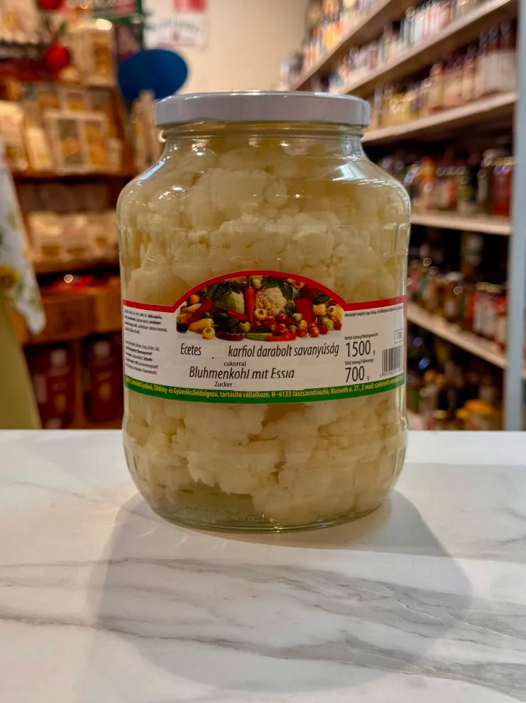 Ecetes Karfiol Darabolt Savanyúság Cukorral