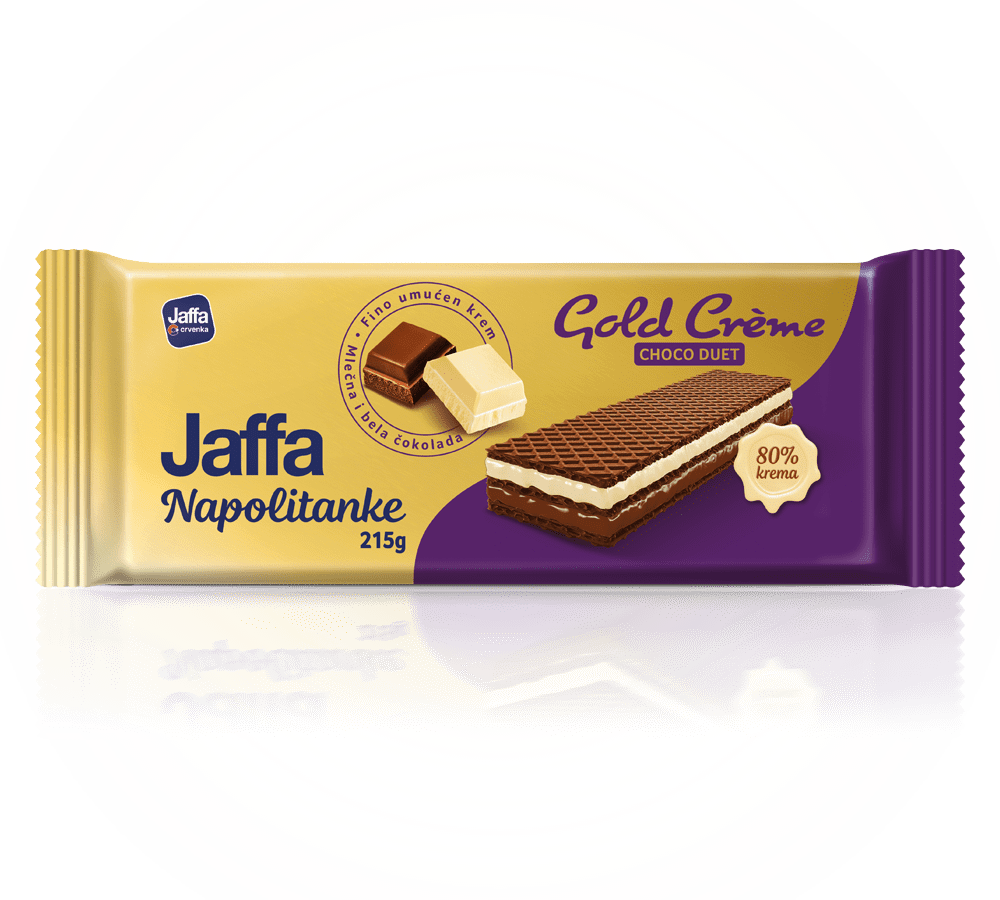 Jaffa Wafers Gold Crème Choco Duet
