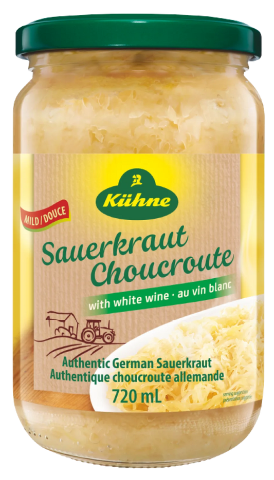 Sauerkraut with white wine