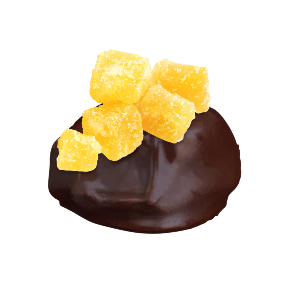 Candied ginger & lemon 70% dark chocolate