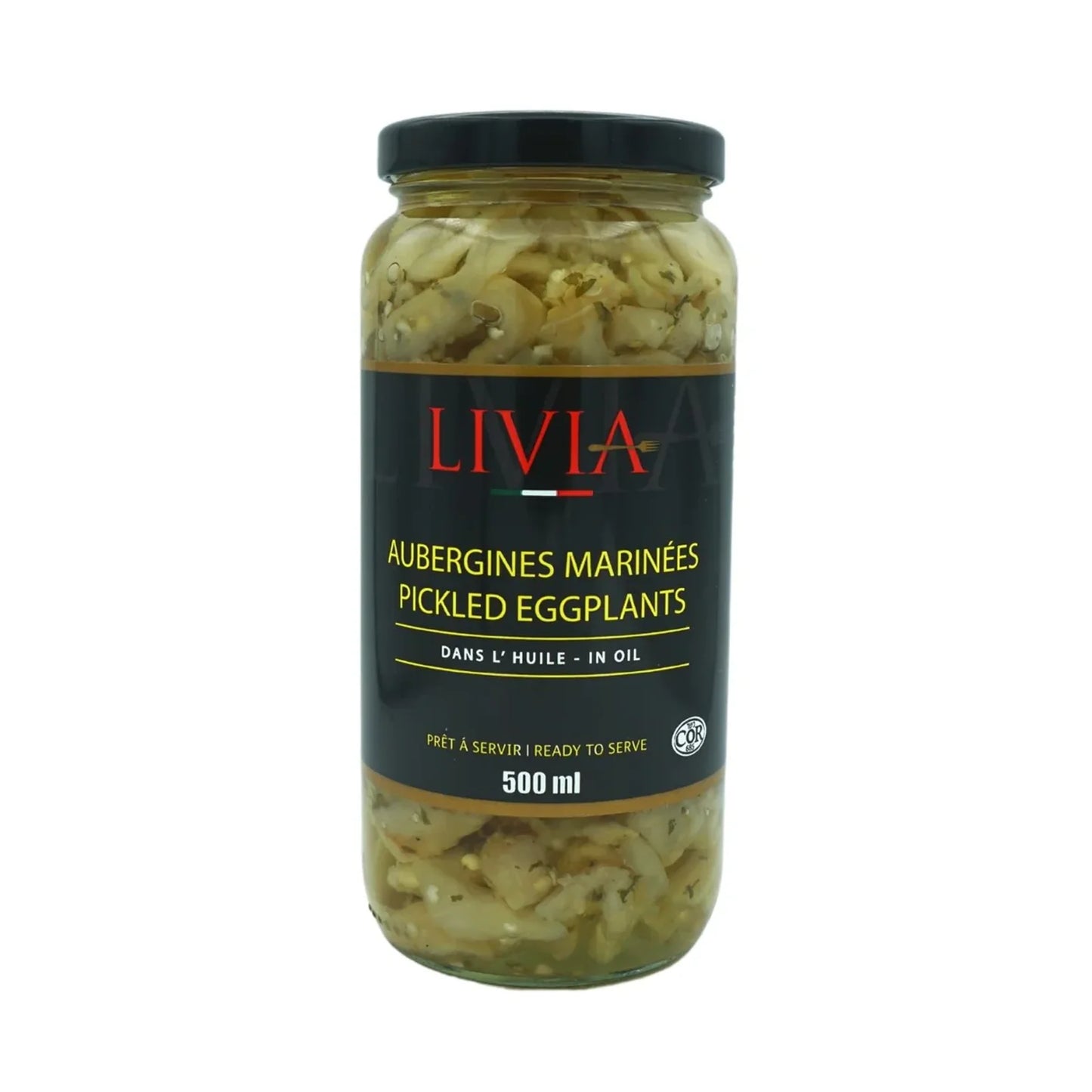 Livia Mild Pickled Eggplants