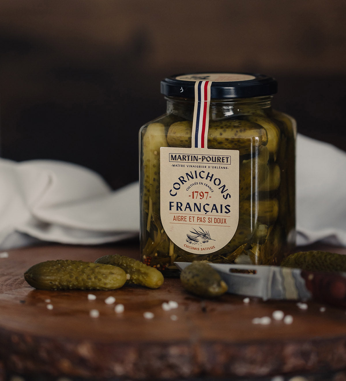 Sweet & sour pickled gherkins 270g