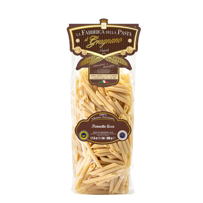 The Gragnano Pasta Factory Smooth Pennette IGP
