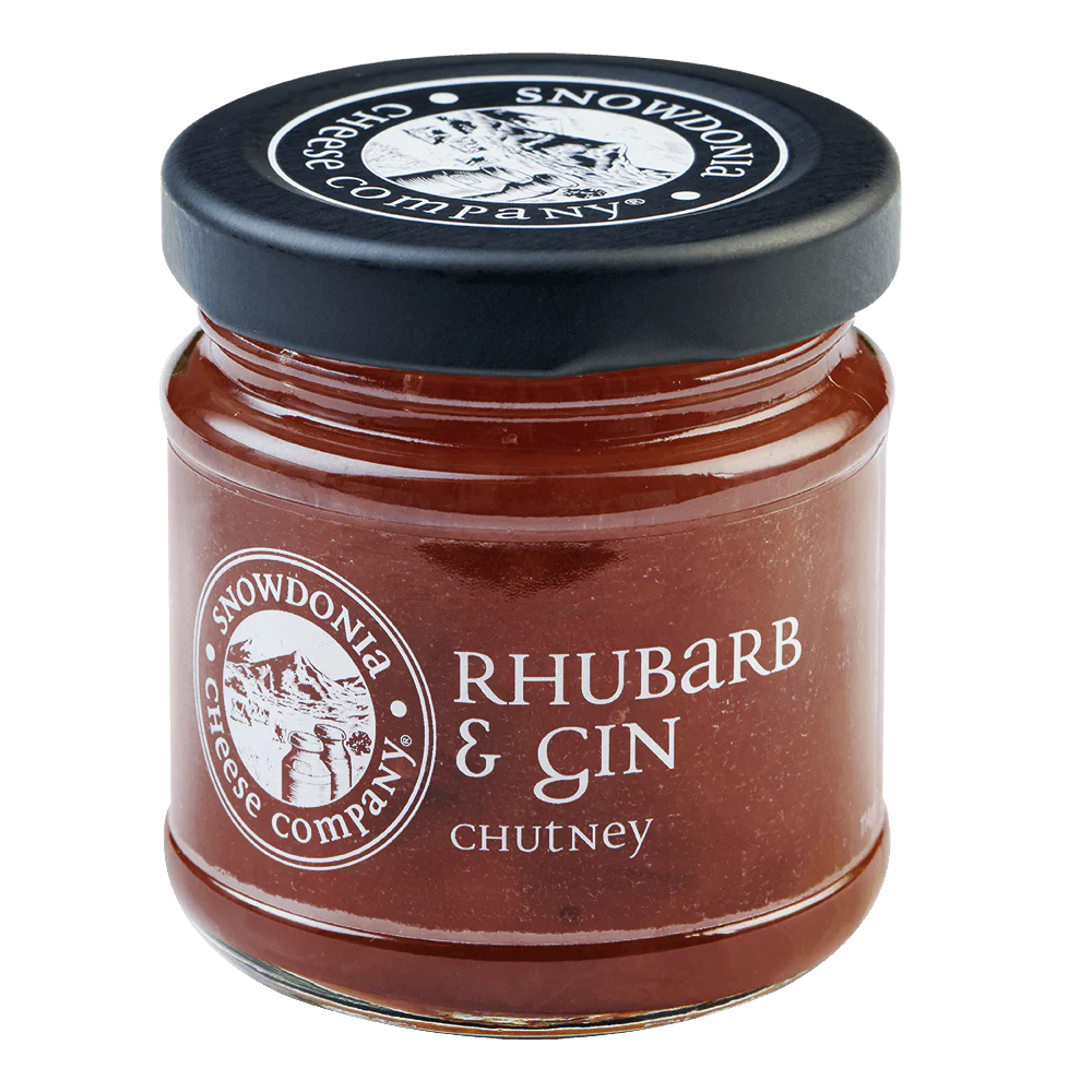 Snowdonia Rhubarb & Gin Chutney 114g