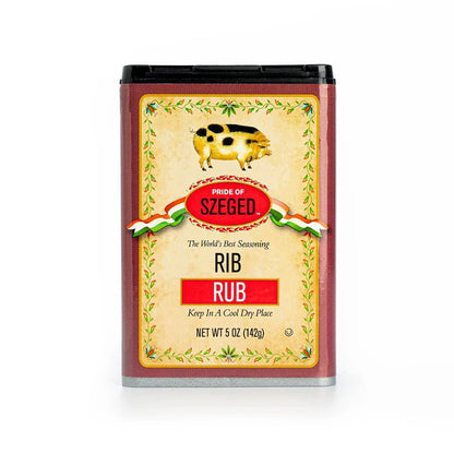 Szeged | Pride of Szeged Rib Rub | 5 oz | Mixed Spices & Seasonings | BBQ essential