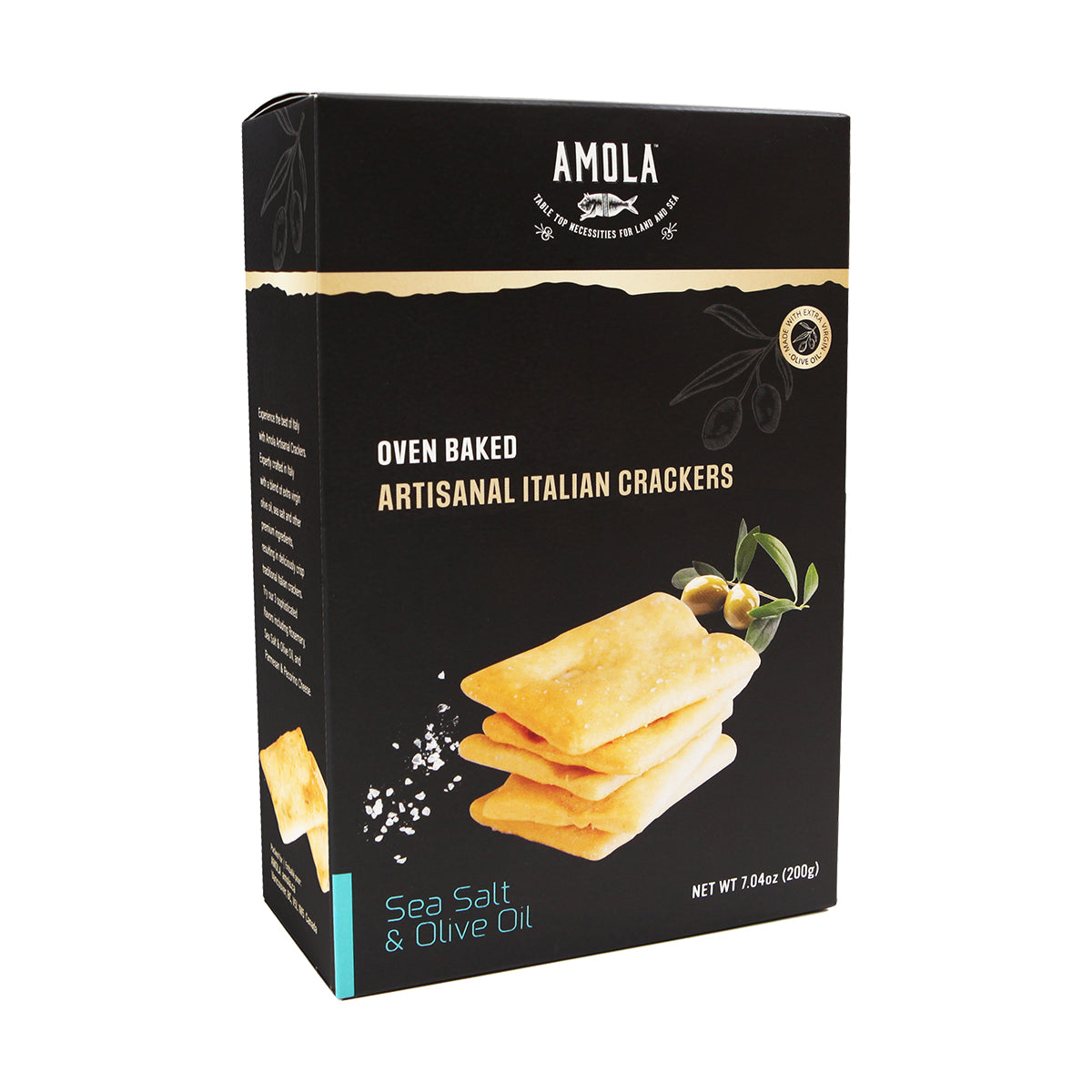 Artisanal Italian Crackers – Sea Salt & Olive Oil