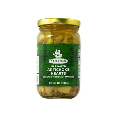 SAN REMO MARINATED ARTICHOKE 12OZ