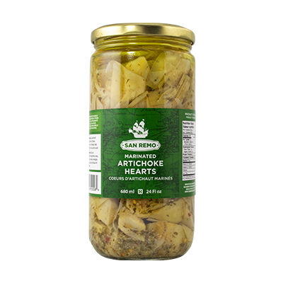SAN REMO MARINATED ARTICHOKE 24OZ