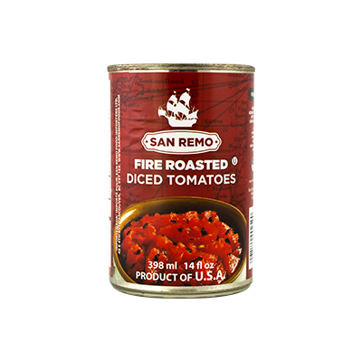 SAN REMO FIRE ROASTED DICED TOMATO