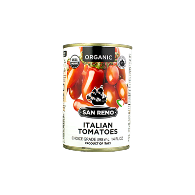 SAN REMO ORGANIC ITAL.TOMATO 398ml