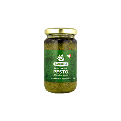 SAN REMO BASIL SAUCE-PESTO, 190g