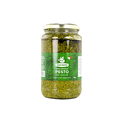 SAN REMO BASIL SAUCE - PESTO, 500g