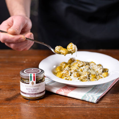 Basil pesto with truffle