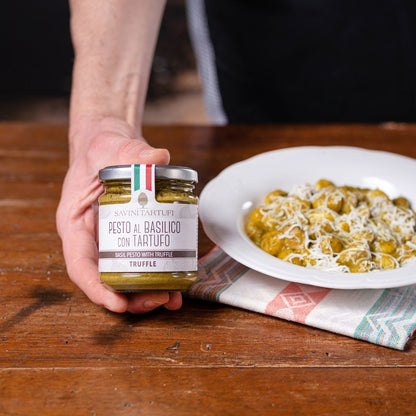 Basil pesto with truffle