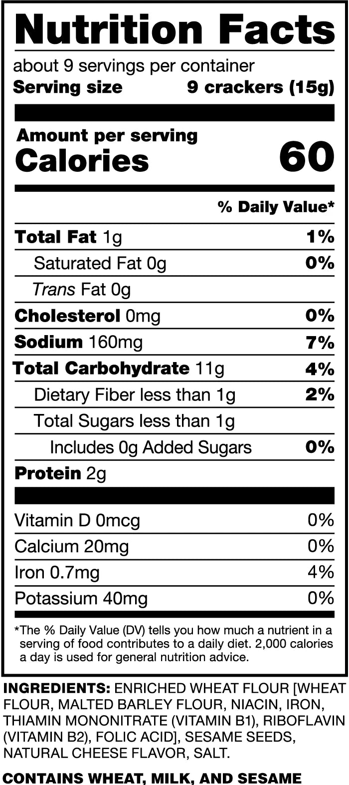 Sesame Crisps