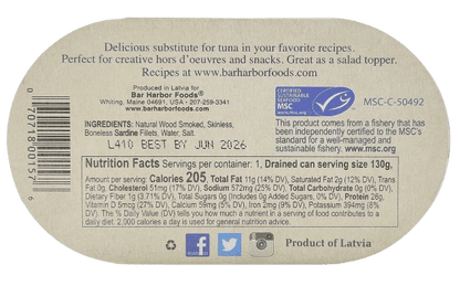 Skinless Boneless Sardines