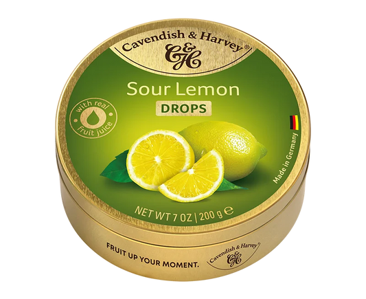 Sour Lemon Drops, 200g
