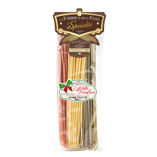 The Gragnano Pasta Factory Tricolor spaghetti