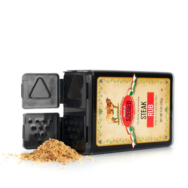 Szeged | Pride of Szeged Steak Rub Seasoning | 5 oz | Mixed Spices & Seasonings | Grilling magic