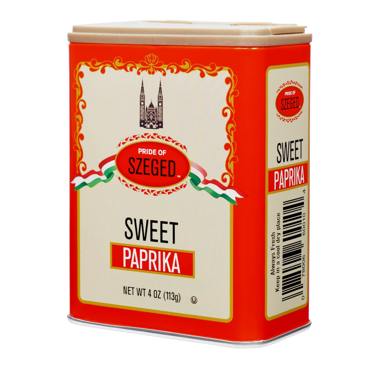 Szeged | Pride of Szeged Sweet Paprika Powder | 4 oz | Gourmet Spice | 1-Pack