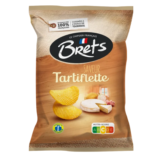 Tartiflette-flavored wavy Brets chips