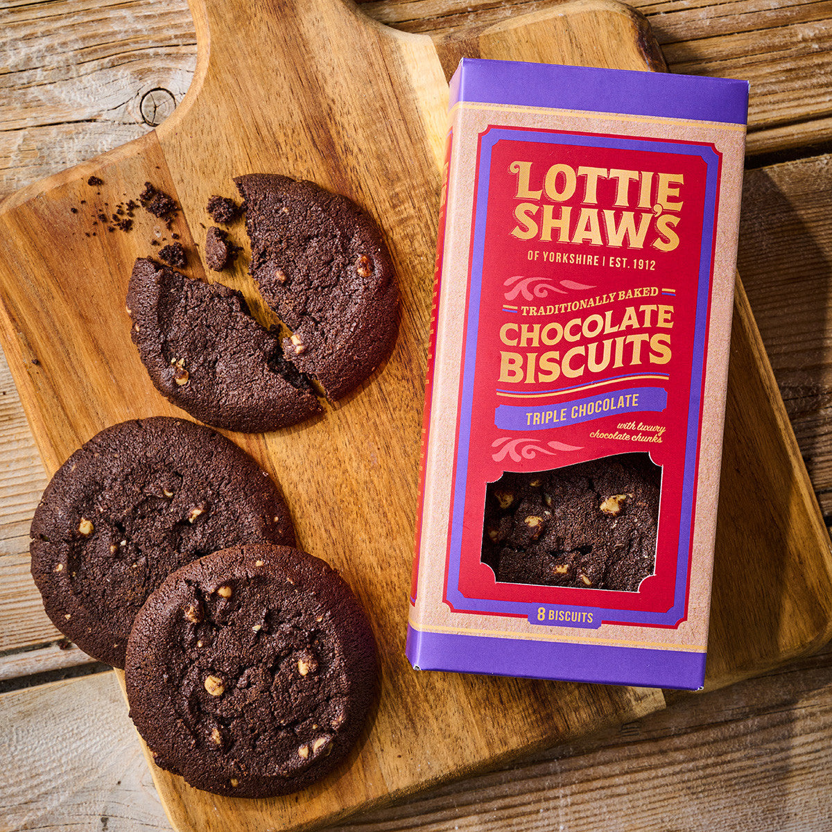 Triple Chocolate Biscuits