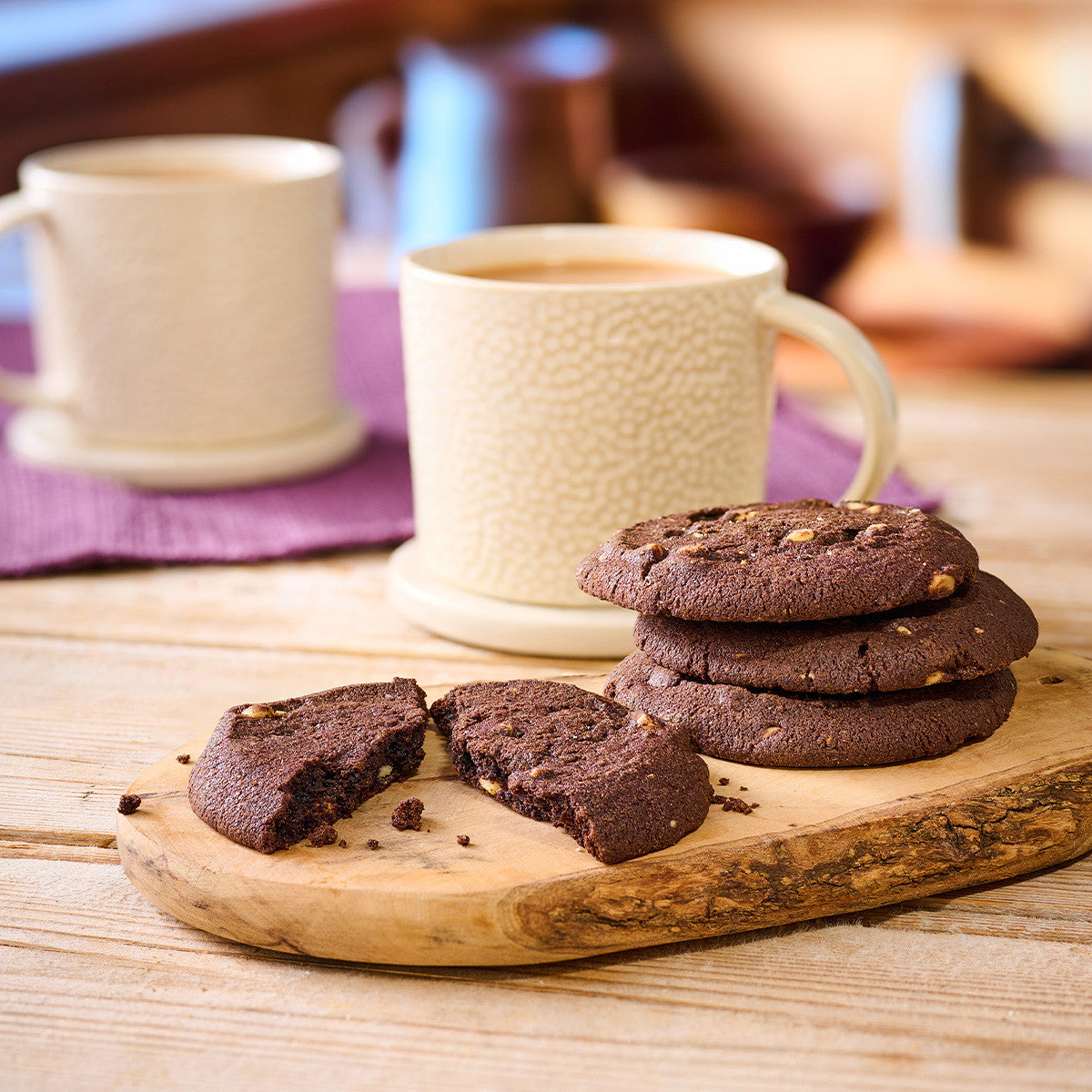 Triple Chocolate Biscuits