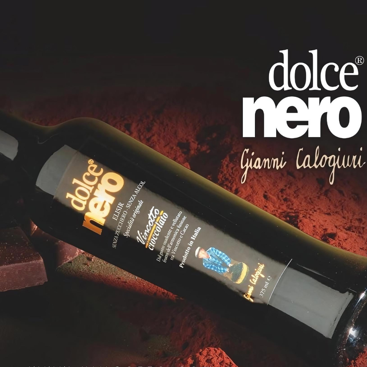 Gianni Calogiuri Dolce Nero Vincotto – Non-Alcoholic Chocolate Condiment (250 ml)