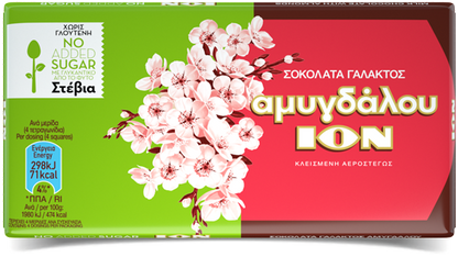 ION Amigdalou Milk Chocolate - 100g