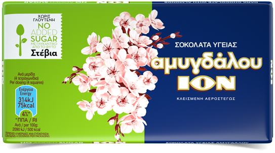 ION Amigdalou Milk Chocolate - 100g
