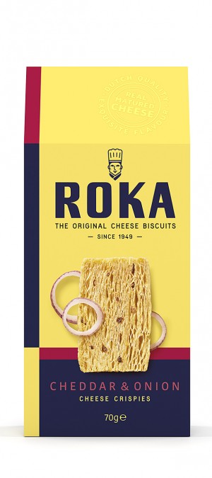 ROKA Cheese Crispies Cheddar Cheese with Onion 70g