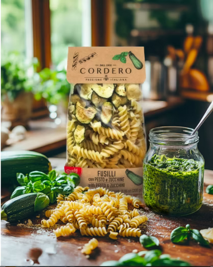 Fusilli with pesto and courgettes 200g