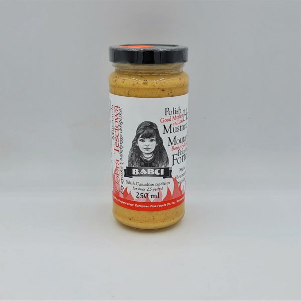 BABCI Polish Hot Mustard, 250ml