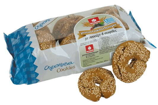 Must Cookies with Sesame & Raisins