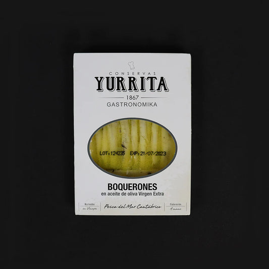 Yurrita "Boquerones" White Anchovies in Extra Virgin Olive Oil 90g tray