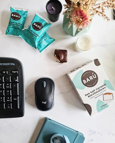 Dark Chocolate & Sea Salt Caramel Marshmallows 60g