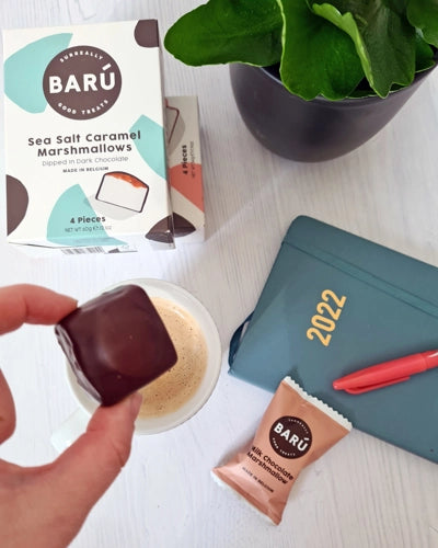 Dark Chocolate & Sea Salt Caramel Marshmallows 60g
