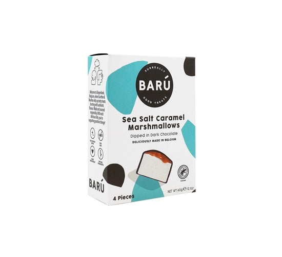 Dark Chocolate & Sea Salt Caramel Marshmallows 60g