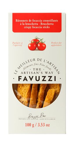 Bruschetta crispy focaccia sticks