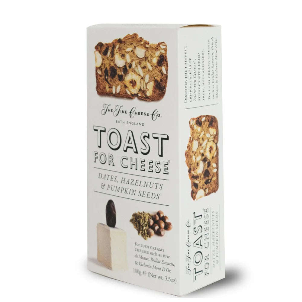 The Fine Cheese Co. Toast for Cheese Dates, Hazelnuts & Pumpkin Seeds 100g