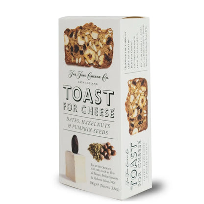 The Fine Cheese Co. Toast for Cheese Dates, Hazelnuts & Pumpkin Seeds 100g