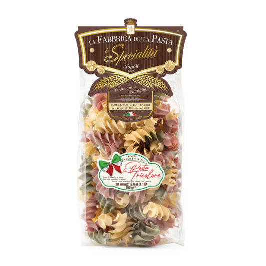 The Gragnano Pasta Factory Tricolour Fusilloni
