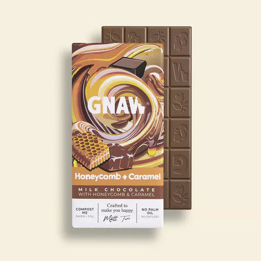 Honeycomb & Caramel Milk Chocolate Bar