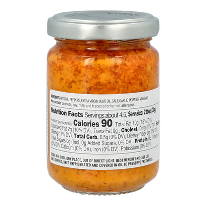 Colavita Crushed Hot Chili Pepper Spread in Extra Virgin Olive Oil, 4.76 Ounce